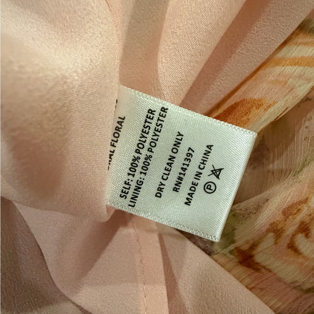 ASTR Peach Floral Ruffle Maxi Dress - Picture 10 of 10